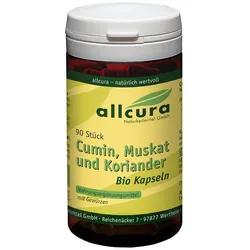 Cumin Muskat Und Koriander Bio Kapseln 90 St
