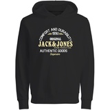 Jack & Jones Junior JJMinds Sweat Hood JNR Kinder-Kapuzenpulli schwarz