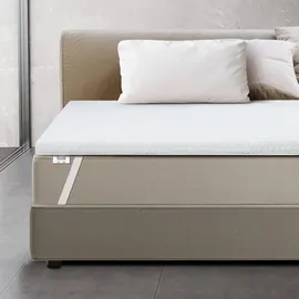 The White Stone Topper 135 x 195 cm H2 Leinen