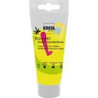 Kreul Kids Art Kinder-Künstlerfarbe Fluoreszierend Gelb 75 ml Tube,