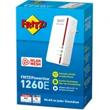 AVM FRITZ!Powerline 1260E / WLAN & LAN Steckdose / Einzel (20002789) *NEU*🔝