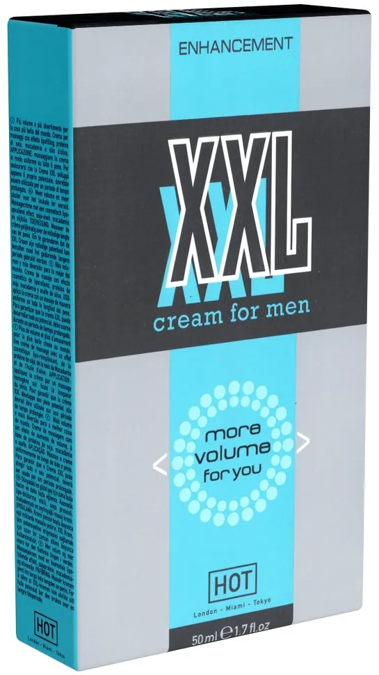 HOT XXL Cream, Penisvergrößerung, 50ml (0.05 l)