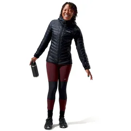 Berghaus Tephra 2.0 Kapuzen-Isolierjacke für Jacket, Damen Jacke, 8 (34), BLACK/BLACK, Berghaus - Schwarz