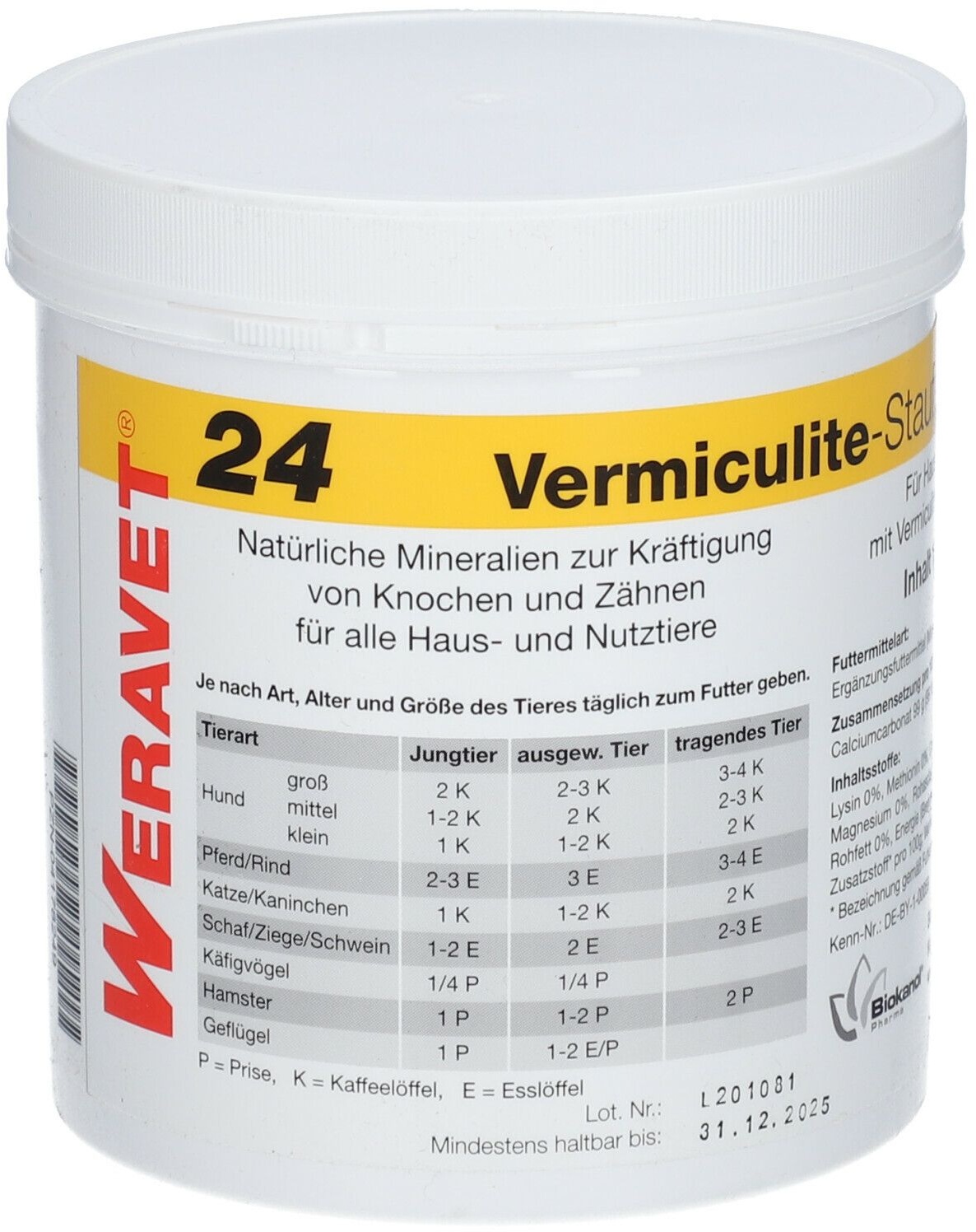 Vermiculite-Staufen® Pulver 1000 g 1000 g Pulver