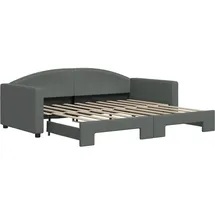 vidaXL Tagesbett 90 x 190 cm Dunkelgrau