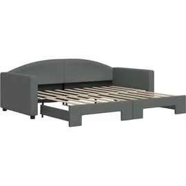 vidaXL Tagesbett 90 x 190 cm Dunkelgrau