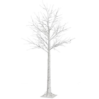 BONETTI LED Baum »Weihnachtsdeko«, 120 flammig-flammig, Beleuchteter Deko-Baum in Birkenoptik, Höhe ca. 120 cm, weiß