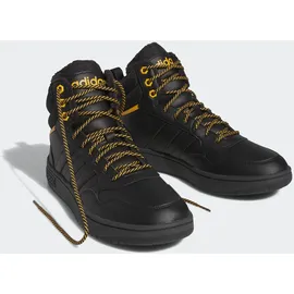 adidas Hoops 3.0 Mid Winterized Core Black / Core Black / Preloved Yellow 47 1/3