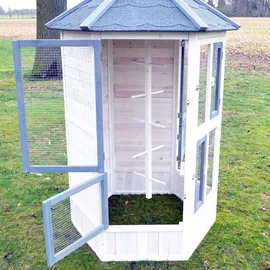 zooprinz Vogelkäfig Luise 0 x 0 x 0 cm wetterfestes Kiefernholz