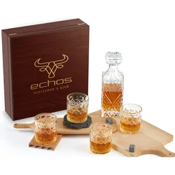 Echos 7-Teiliges Whiskeyset Whiskygläser Whisky Geschenkset