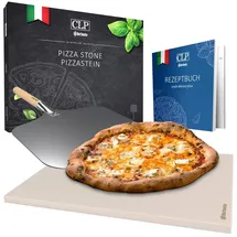 CLP Pizzastein-Set Pizzastein+Schieber