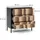 Vicco Eliza 80 x 81,2 cm Schwarz/Eiche