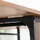 Homcom Klapptisch 130 x 74 x 80 cm braun