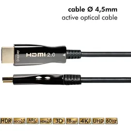Maxtrack HDMI Anschlusskabel HDMI-A Stecker HDMI-A Stecker 20 m Schwarz