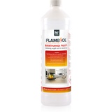 Höfer Chemie 3 x 1 L FLAMBIOL® Bioethanol 96,6% Premium für Ethanol-Tischkamin in Flaschen