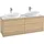 Villeroy & Boch Waschtischunterschrank 4 Auszüge 160 x 60,3 cm Eiche