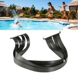 Oskar Poolheizung schwarz 120x600 cm