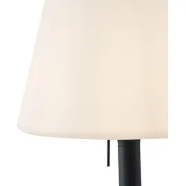 QAZQA Big Virginia IP44 Schwarz/Weiß