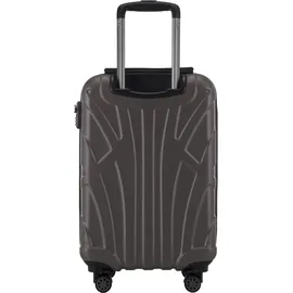 suitline Hartschalenkoffer Trolley 4-Rollen Cabin 55 cm / 34 l titan