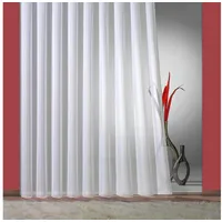 WECKBRODT Gardine Fee (1 St), Faltenband, halbtransparent, Sablé, Websablè,