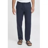 Indicode Leinenhose IDPassol Sommerliche Leinen-Mix-Hose blau L