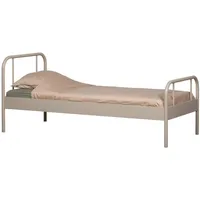 Woood Metallbett Mata 90 x 200 cm Metall sand