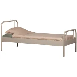 Woood Metallbett Mata 90 x 200 cm Metall sand