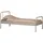 Woood Metallbett Mata 90 x 200 cm Metall sand