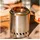 herqs Smokeless FirePit Mini Edelstahl