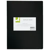 Q-Connect Sichtbuch A4, m. 10Hüllen schwarz