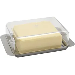 APS Kühlschrank-Butterdose Edelstahl, aromadichter Deckel, Höhe: 55 mm