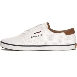 Bugatti 321-AFH01 Herren Schnürer weiß