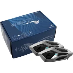 Shark Sena Mesh MWD, Kommunikationssystem Doppelset - Grau/Schwarz