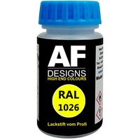 Alex Flittner Designs Lackstift RAL 1026 LEUCHTGELB matt 50ml schnelltrocknend Acryl