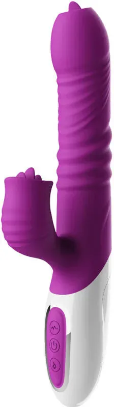 ARMONY - DOPPELZUNGENVIBRATOR & STOßENDER VIOLETTER WRMEEFFEKT