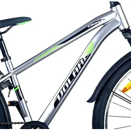 tpfsports Cross Kinderfahrrad - Jungen - Rücktritt + Handbremse - 26 Zoll - Grau