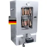 NOWOSmoker Edelstahl Räucherofen Spitzenqualität Made in Germany - Elektrischer Räucherschrank - 80cm Smoker Warm- & Kalträuchern - Optional Holz/Gas - Räucherkammer mit viel Zubehör