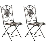 CLP Gartenstuhl Sibell 2er-Set 0 x 0 x 0 cm bronze