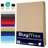 Buymax Spannbettlaken 60x120 70x140 80x200 90x200 100x200 120x200 140x200 160x200 180x200 200x200 Baumwolle Bettlaken Jersey