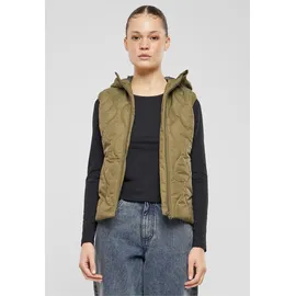 URBAN CLASSICS Super Light Puffer Weste Olive XS