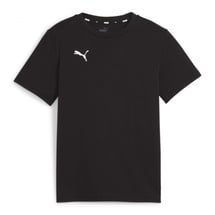 Puma Unisex Teamgoal Casuals Tee Jr T-Shirt, Puma Black-puma Weiß, 128