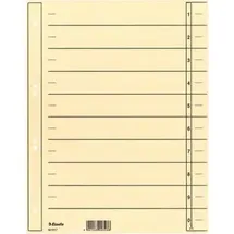 Leitz Trennblatt A4 chamois 100 St.