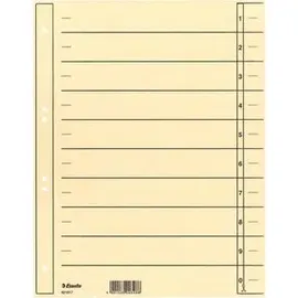 Leitz Trennblatt A4 chamois 100 St.