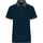 Daiber Damen Polo-Shirt "JN1303" - L - navy/anthracite-melange