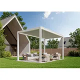 HUUN Pergola Piano in Weiß 500 x 300 cm