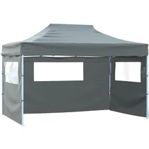 vidaXL Party-Zelt 2,91 x 4,31 m Grau