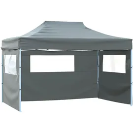 vidaXL Party-Zelt 2,91 x 4,31 m Grau