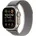 GPS + Cellular 49 mm Titangehäuse natur, Trail Loop grün/grau S/M