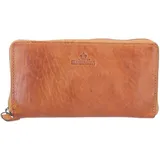 The Skandinavian Brand Lady Zip Wallet Portemonnaie cognac