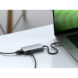 Satechi USB-C Hub With 2.5 Gigabit Ethernet - Grau